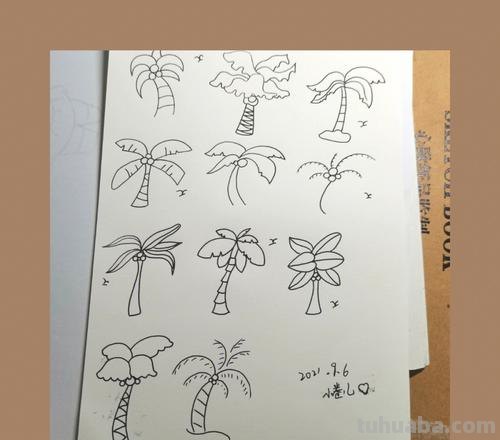 椰子树怎么画 椰子树怎么画简单又好看