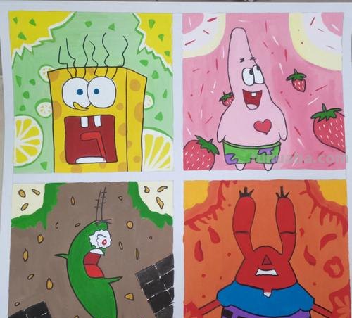 色彩心理构成作业图片及色彩心理构成作业图片酸甜苦辣 