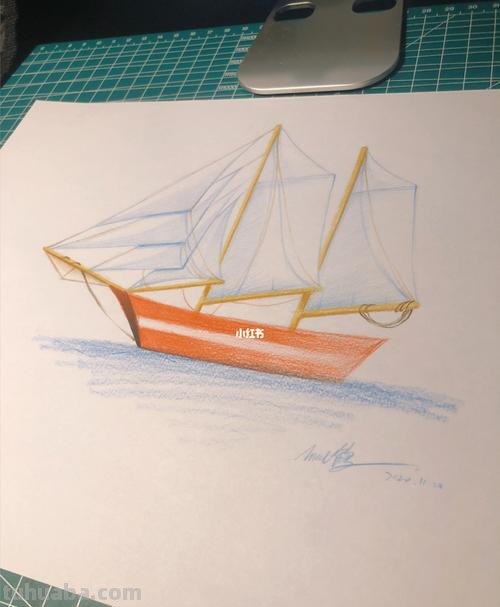 帆船怎么画 彩铅颜色 彩铅画基础教程有什么？