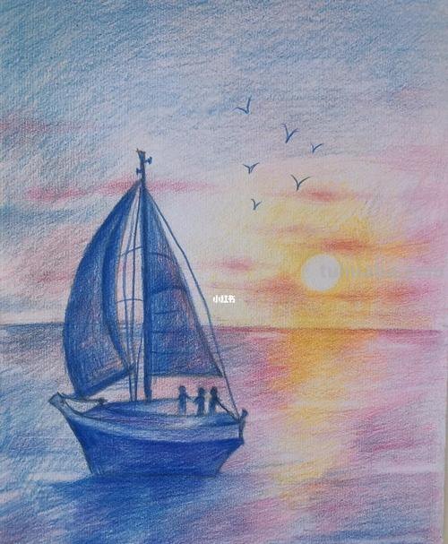 帆船怎么画 彩铅颜色 彩铅画基础教程有什么？
