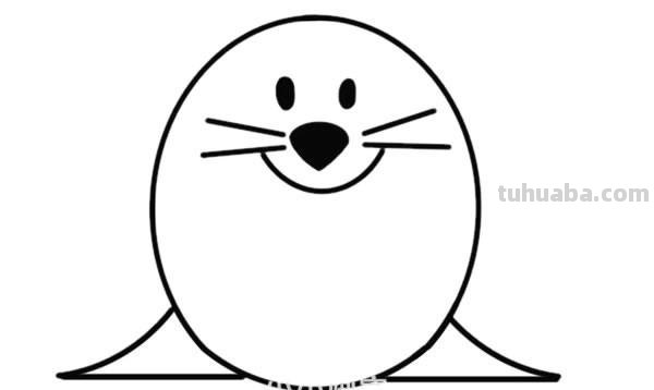 海狮简笔画 海狮简笔画图片大全