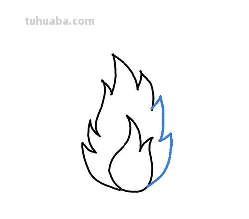 火苗怎么画简笔画 简笔画火焰怎么画？