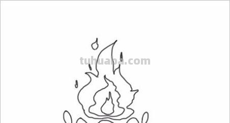 火苗怎么画简笔画 简笔画火焰怎么画？