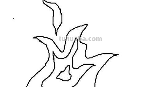 火苗怎么画简笔画 简笔画火焰怎么画？
