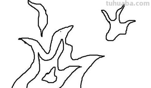 火苗怎么画简笔画 简笔画火焰怎么画？