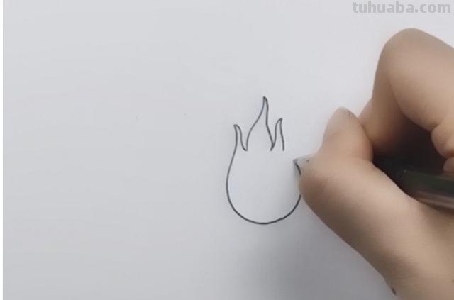 火苗怎么画简笔画 简笔画火焰怎么画？