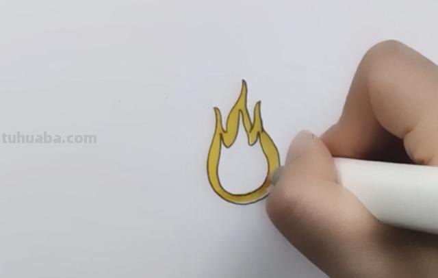 火苗怎么画简笔画 简笔画火焰怎么画？