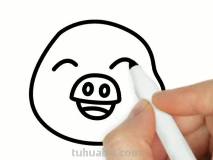 猪的简笔画怎么画又简单又可爱