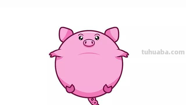 怎么画猪的简笔画
