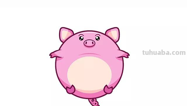 怎么画猪的简笔画