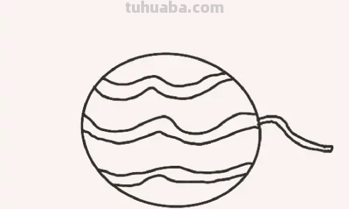 西瓜简笔香蕉怎么画
