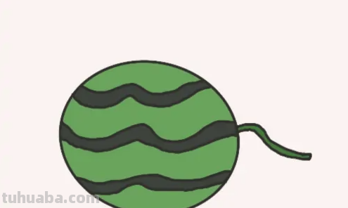 西瓜简笔香蕉怎么画
