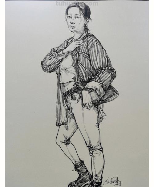 全测站速写 速写站姿上下留多少？