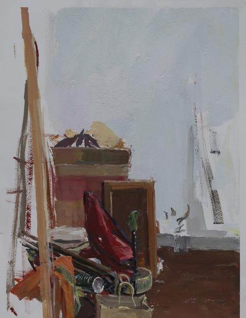 【探秘色彩场景画室一角】——涂画吧小编带你领略绘画的魅力！ 