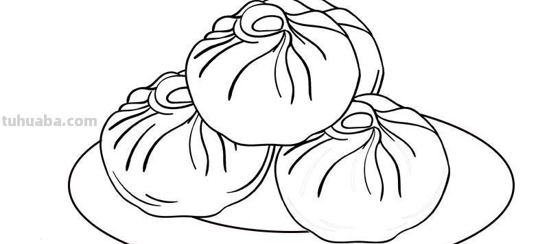 包子简笔画 包子简笔画可爱