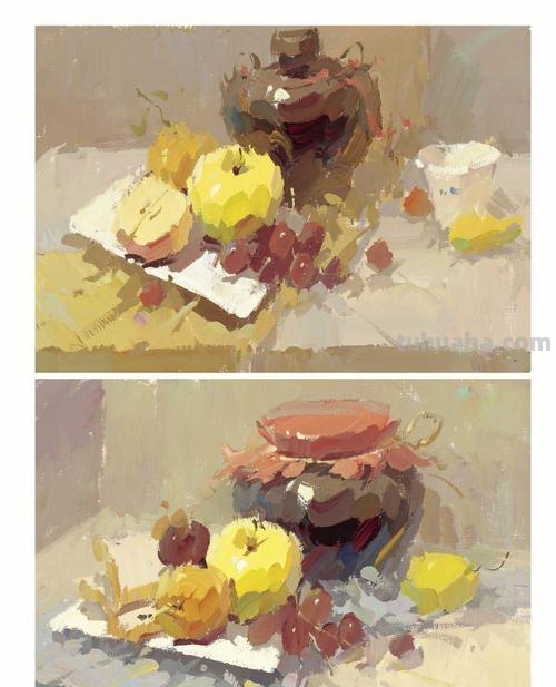 如何用色彩表现静物的空间感？ 