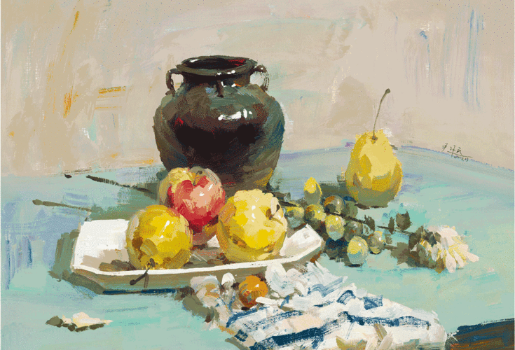 如何用色彩表现静物的空间感？ 