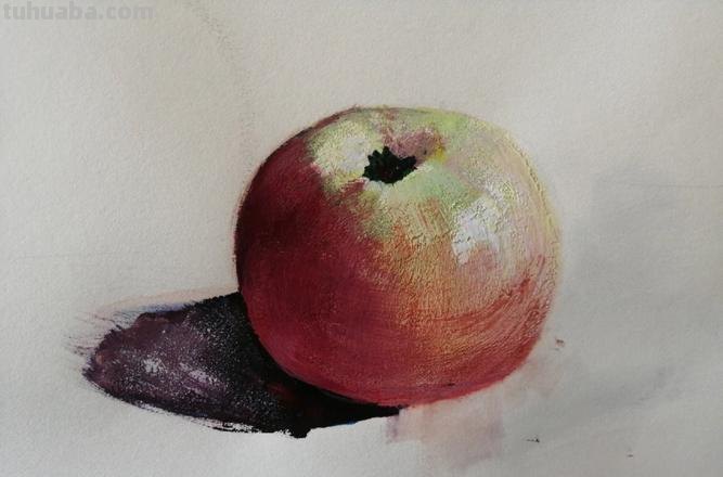 如何用色彩画出逼真的苹果？ 
