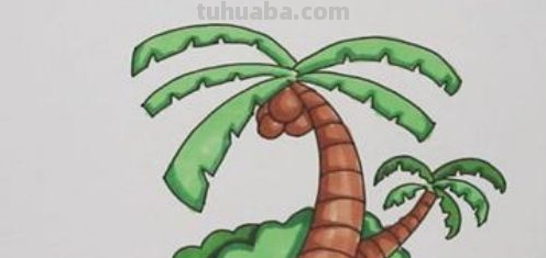 椰子树怎么画 简单