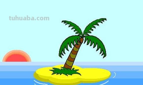 椰子树怎么画