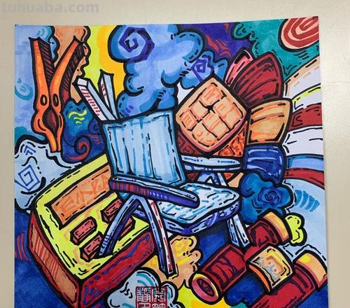 创意色彩作品及创意色彩作品图片