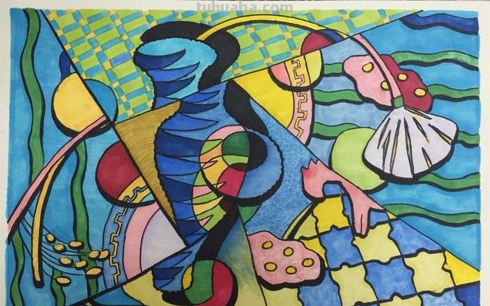 创意色彩作品及创意色彩作品图片