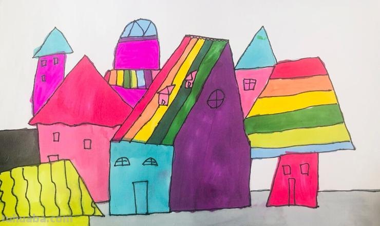 色彩房子画：用色彩让你的房子充满生气 