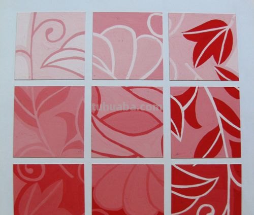 纯度推移色彩构成图片及纯度推移色彩构成图片九宫格