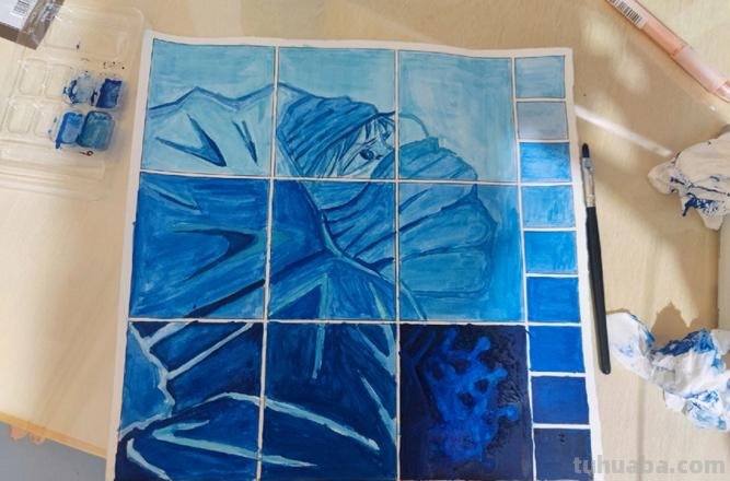 面积对比色彩构成图片及面积对比色彩构成图片作业 