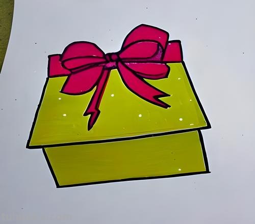 礼物盒简笔画 礼物盒简笔画简单又漂亮
