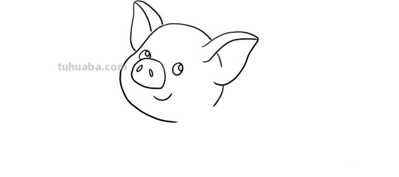 简笔画猪怎么画 10秒画一只猪？