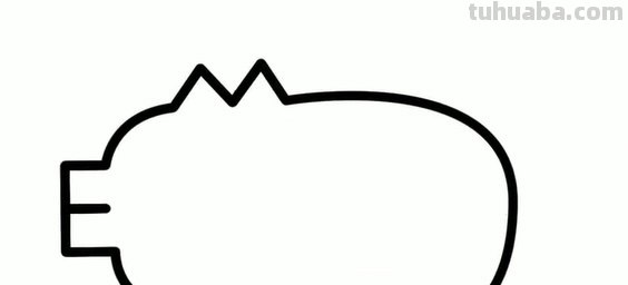 简笔画猪怎么画 10秒画一只猪？