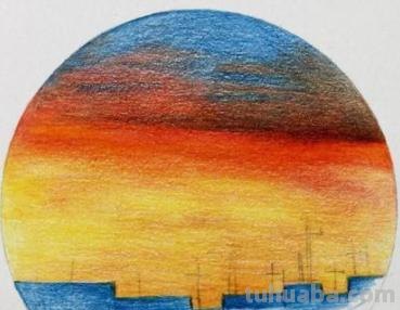 早霞怎么画彩铅 彩铅画的基本画法有哪些?