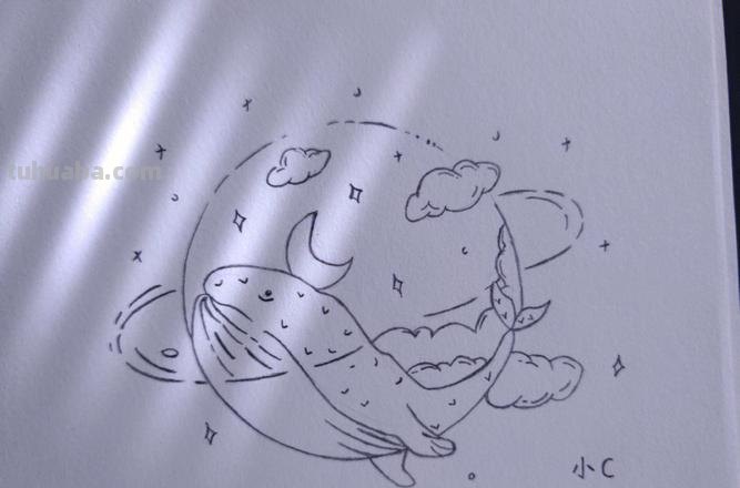 鲸鱼怎么画 鲸鱼怎么画 梦幻