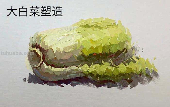色彩大白菜的画法步骤及技巧 