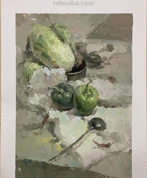 色彩大白菜的画法步骤及技巧 