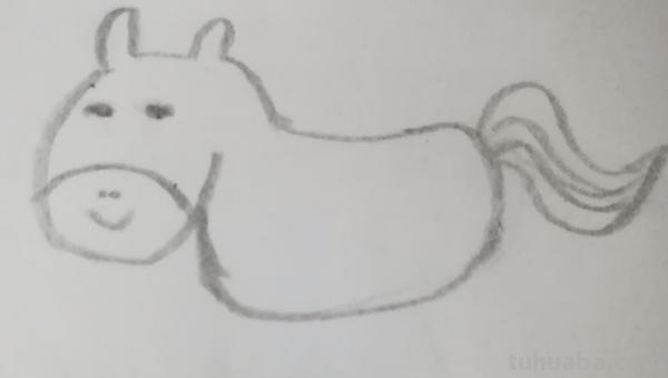 河马怎么画简笔画 画河马要涂什么颜色？