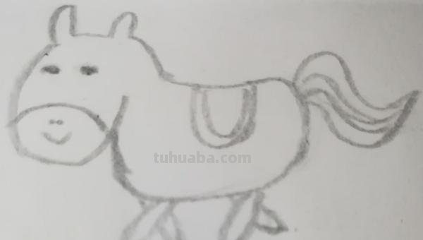 河马怎么画简笔画 画河马要涂什么颜色？