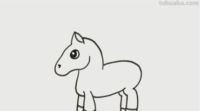 河马怎么画简笔画 画河马要涂什么颜色？