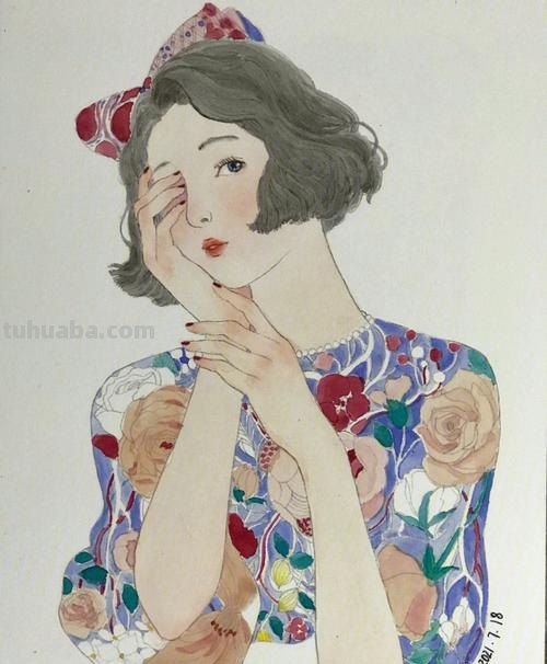 水彩画家的人物作品，让人膜拜