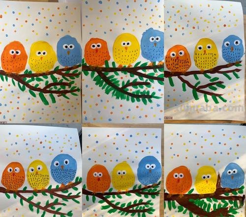 小鸟色彩及小鸟色彩画 