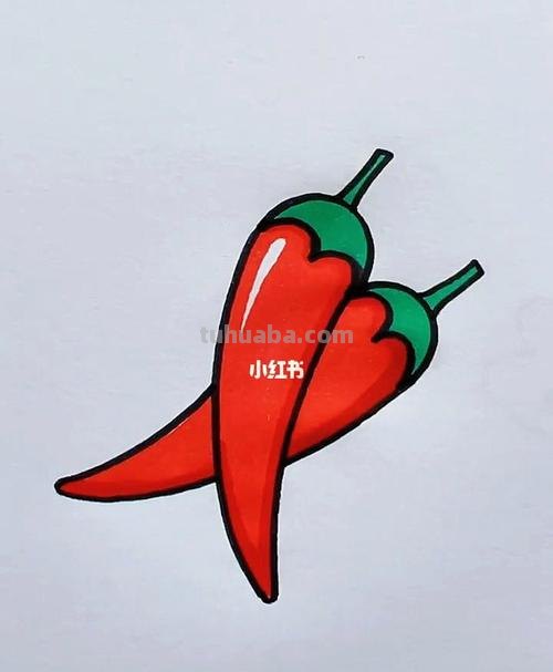 辣椒简笔画 辣椒简笔画图片