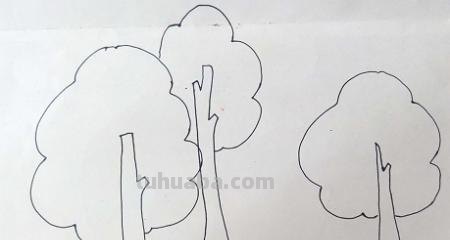 大树简笔画怎么画 简笔画学画大树小鸟？
