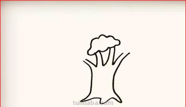 大树简笔画怎么画 简笔画学画大树小鸟？