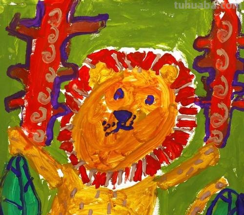 狮子色彩及狮子色彩画：探索狮子的神秘美丽 