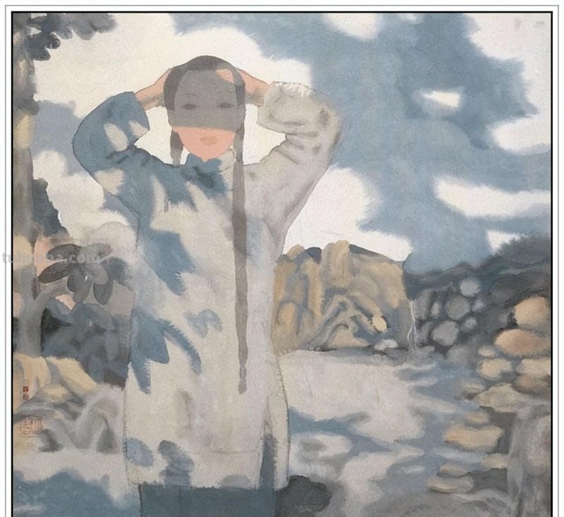当代著名国画家田黎明五十一幅经典绘画作品赏析
