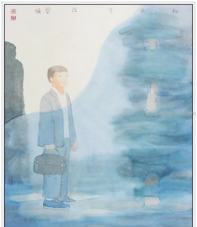 当代著名国画家田黎明五十一幅经典绘画作品赏析