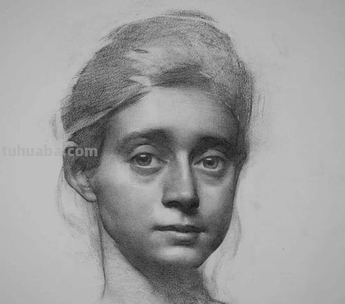 不张扬却很耐看的肖像素描-当代画家Bauman作品集