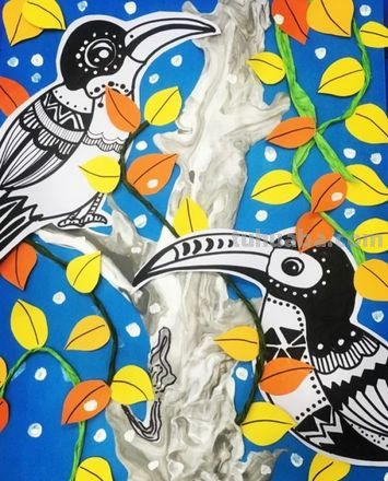 创意美术—太美了!超好看的40幅创意儿童画,张张精品,经典收藏