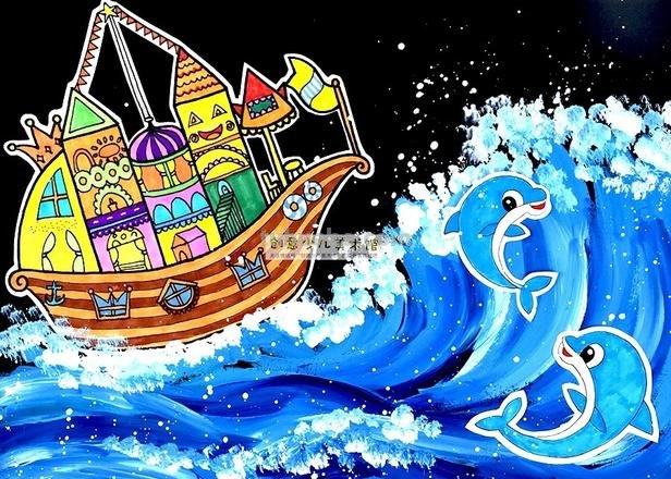 创意美术—太美了!超好看的40幅创意儿童画,张张精品,经典收藏